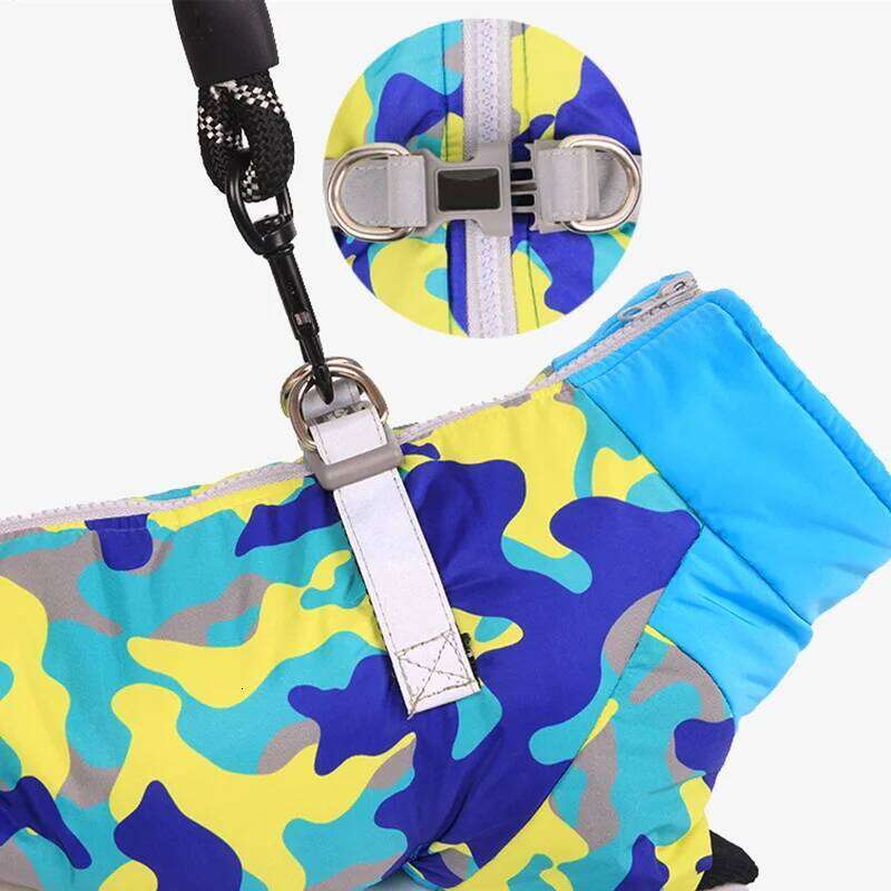 Famous brand Winter Warm Jacket Waterproof Big Dog Jumpsuit Clothes Labrador Doberman Coat Clothing For Medium Large Dogs pupakaIK