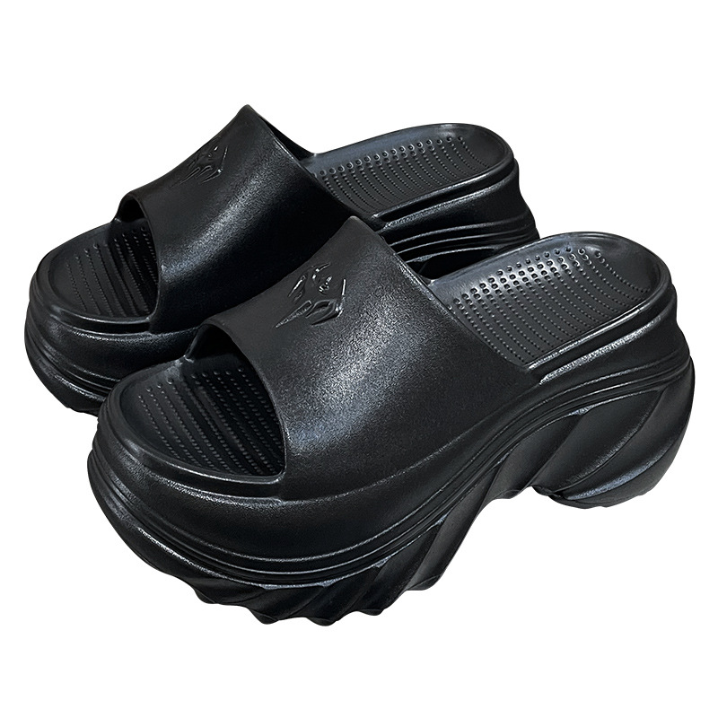 Hot Free Shipping Slippers summer cool thick soled slippers that can be worn by both men and women platform sandals Comfortable fit Polished Graceful 