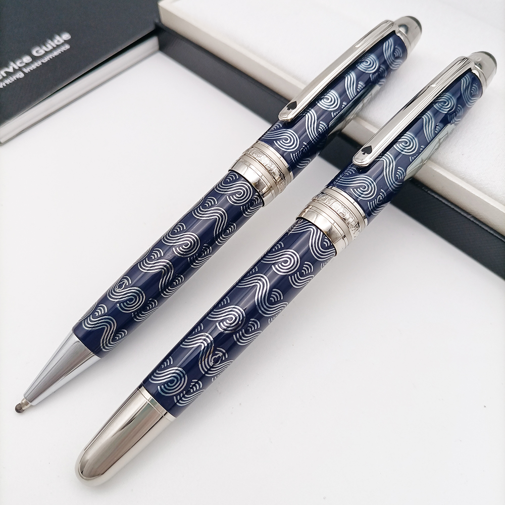 Mont MSK 145 Metal Classic Rollerball Ballpoint Pen Luxury Limited Edition Around The World In 80 Days Serial Number