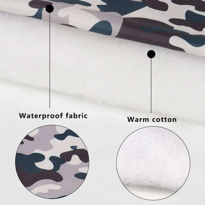 Famous brand Winter Warm Jacket Waterproof Big Dog Jumpsuit Clothes Labrador Doberman Coat Clothing For Medium Large Dogs pupakaIK