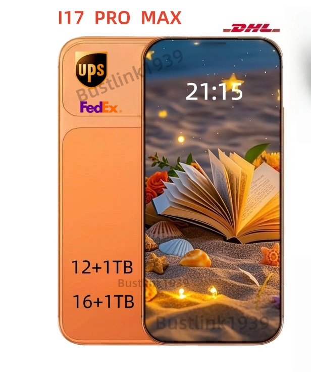 i17 Pro Max 7.3-inch 5G smartphone, phone display i17 i16 pro max 4G 5G 64GB 256GB 1TB camera with facial recognition Android smartphone US warehouse cellphone