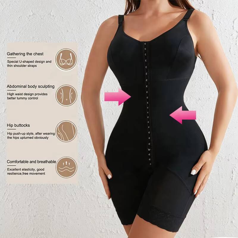 High Compression Garment Waist Slimming Body Shaper for Women Faha Colombianas Gaines Amincissante Femme Shapewear for Women