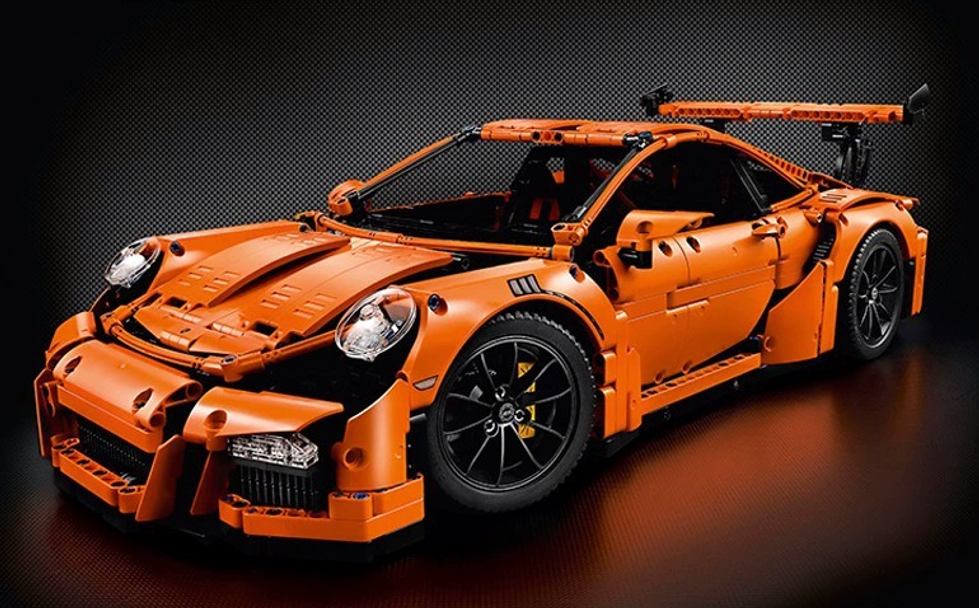 42056 Technology Mechanical Sports Car Racing Boy Puzzle Building Blocks Toy