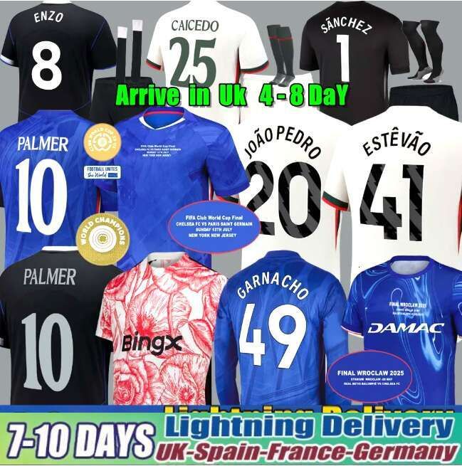 Chelseajersey 25 26 Cole Palmer Jadon Sancho Enzo Fernandez Jersey Marc Cucurella Mykhailo Mudryk Caicedo Kit Kids Chelse Football Shirt Cfc Jersey Chelses Jersey