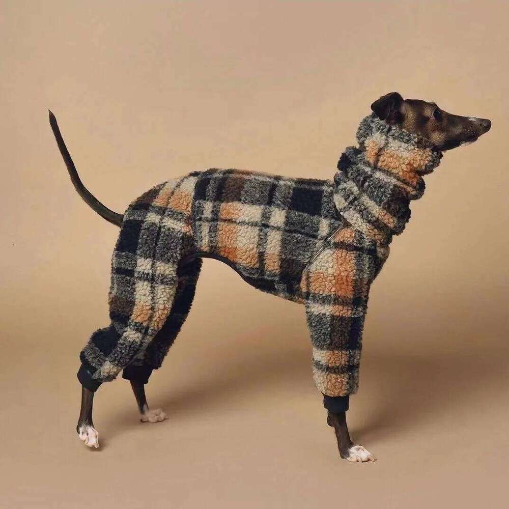 Famous brand Double sided Velvet Whippet Berlington Terrier Turtleneck Dog Coat Windproof Clothes Warm Jacket for Italy Greyhound pupakaIK