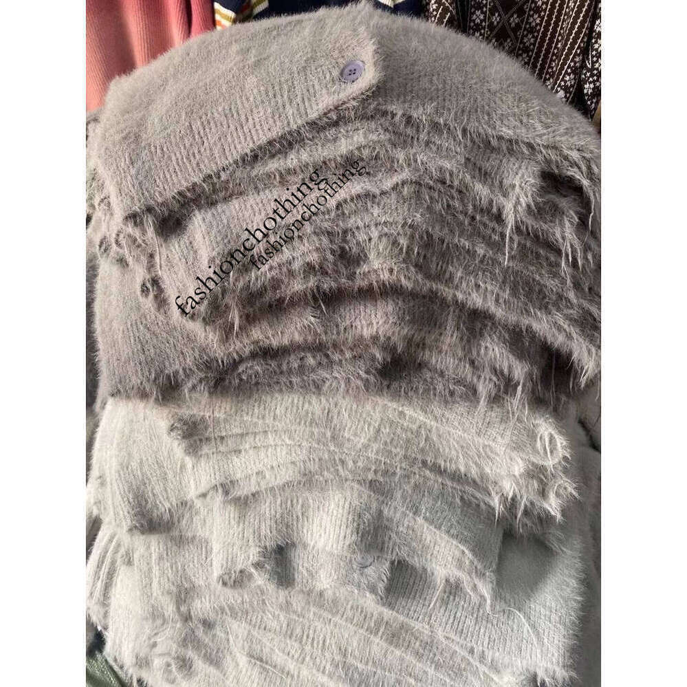 Zhehan Sexy Cardigans Korean Fashion Vintage Knit Loose Sweaters Women Black Long Sleeve Knitted Button Up Pink Top Mohair