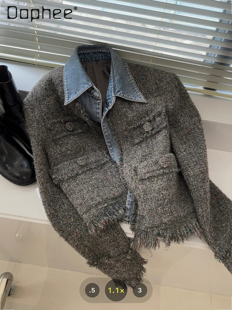 Chic Denim Patchwor… - image