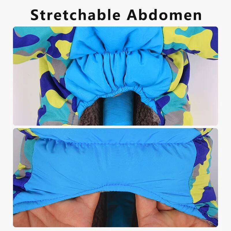 Famous brand Winter Warm Jacket Waterproof Big Dog Jumpsuit Clothes Labrador Doberman Coat Clothing For Medium Large Dogs pupakaIK