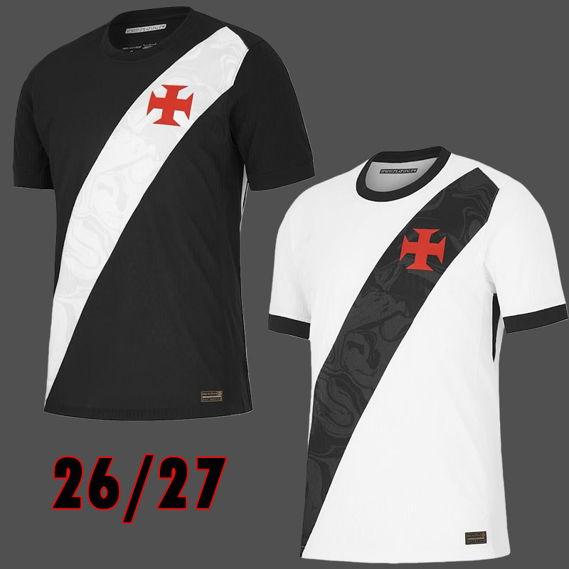 Vasco da Gama 2026 2027 Soccer Jersey COUTINHO RAYAN LUCAS PITON EDMUNDO LGBTQIA 26 27 home away football shirts Men Kids Kit Tops