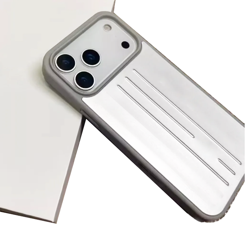 luxury Phone Case Designer Suitcase iPhone Case for airpods iPhone 17 Pro Max 16 15 14 13 12 Polycarbonate Aluminum Alloy MagSafe Weave Cover Titanium with box