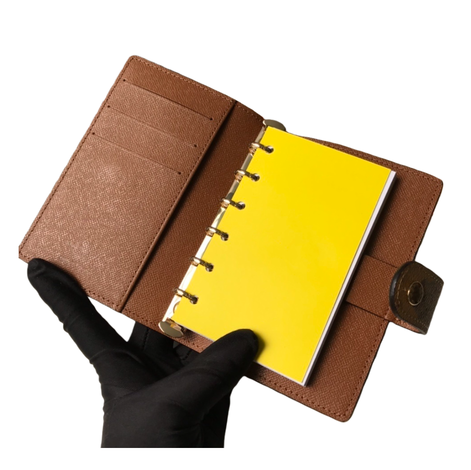 Luxury Brand designer woman men wallet card holder notebook diary books original box high quality M2005