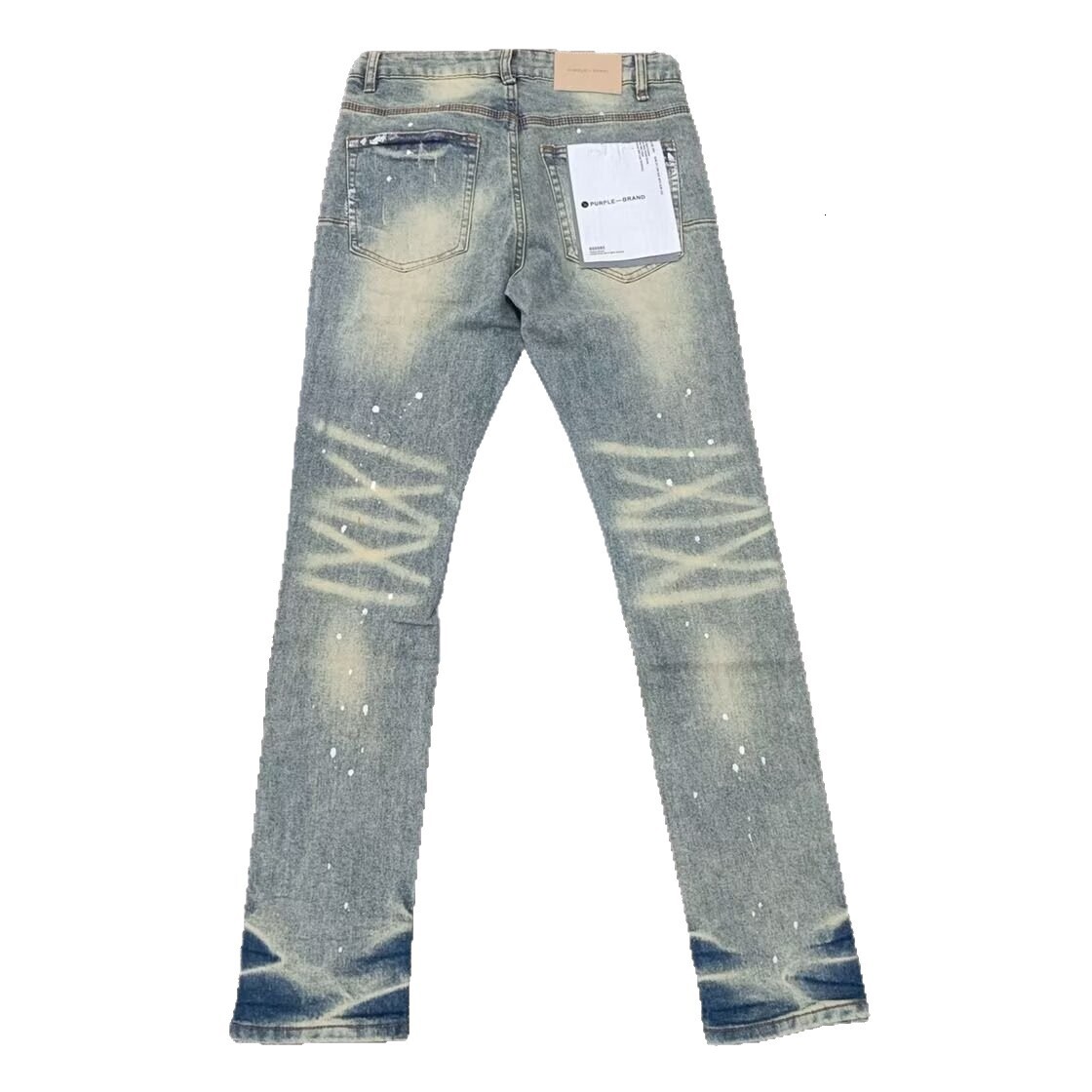 Luxury Brand Designer Clothes Hong Kong Style Trendy Men's Summer New 2025 Personalized Letter Jeans Hip Hop Trend High Street Fashion Cool Long  - view 6