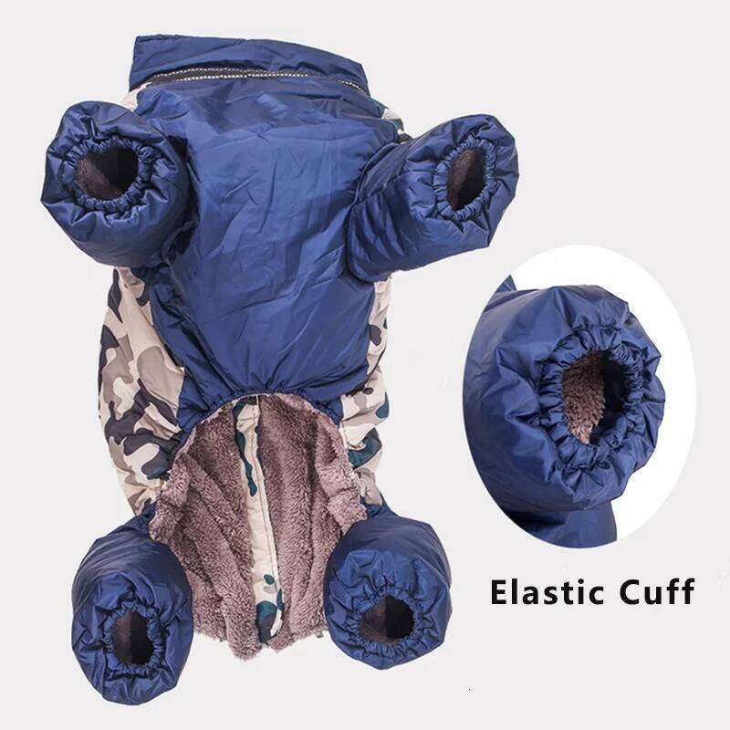 Famous brand Winter Warm Jacket Waterproof Big Dog Jumpsuit Clothes Labrador Doberman Coat Clothing For Medium Large Dogs pupakaIK