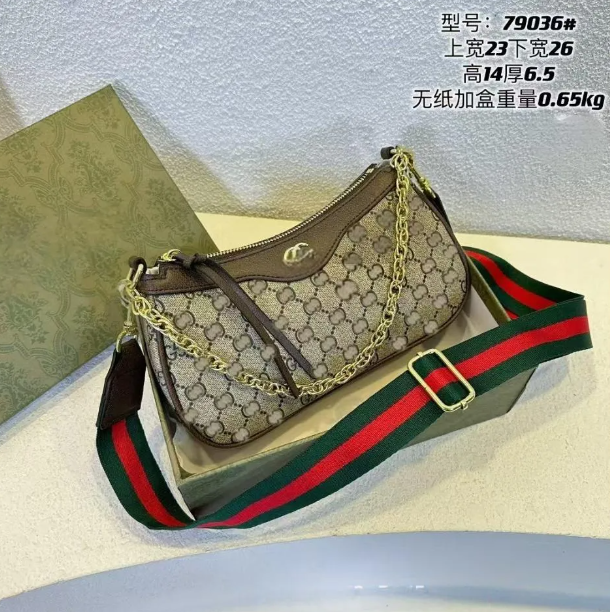 High Quality Designer Bag Shoulder bag Luxury Woman Wallet Brown Fashion Handbag Classic Womens Bag Printed Retro Sweet Outdoors Purse Underarm Bag Cross body bag aa