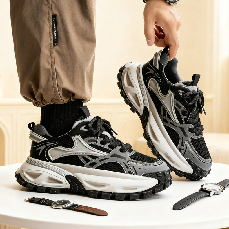 2026 New Arrival Trending Men Sneakers Stylish and Premium Height Increasing Casual Shoes Size 39-44 Free Shipping