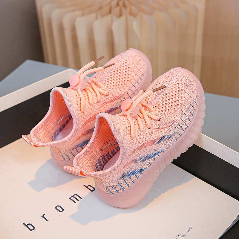 New Spring/Autumn Children Shoes Unisex Toddler Boys Girls Sneaker Mesh Breathable Fashion Casual Kids Shoes