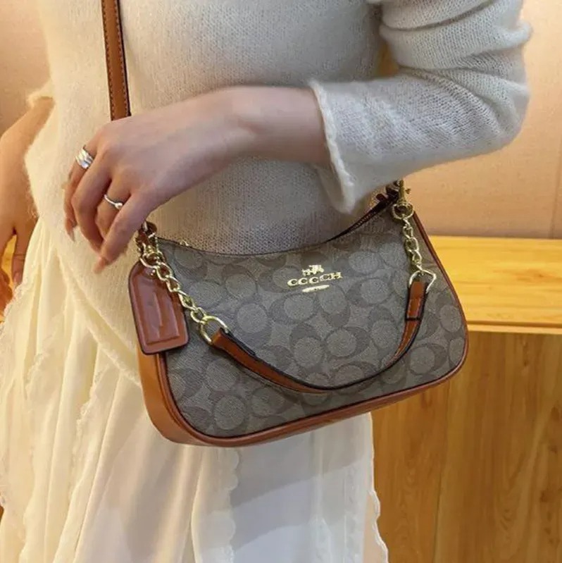 Cherry Teri shoulder Bag designer Purse Genuine leather underarm handbag Armpit tote leather crossbody denim Sacoche ladies Clutch wallet Hobo purses