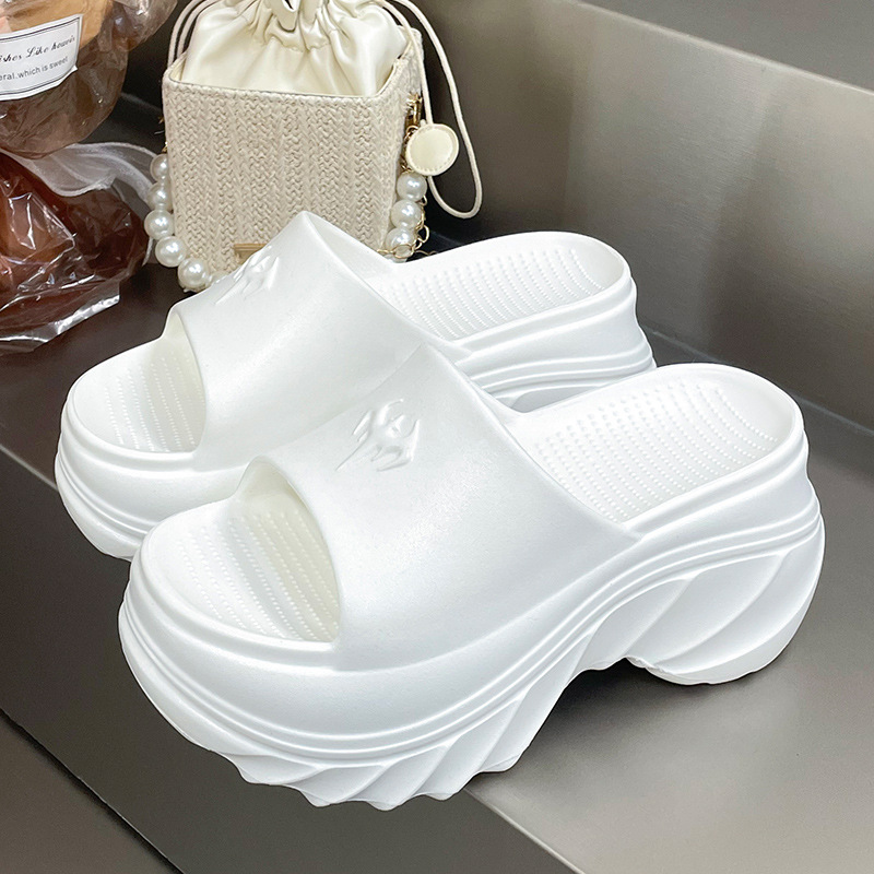 Hot Free Shipping Slippers summer cool thick soled slippers that can be worn by both men and women platform sandals Comfortable fit Polished Graceful 