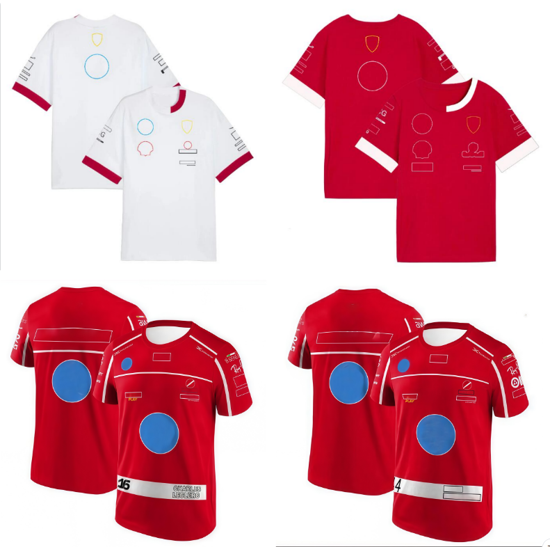 F1 2025 Racing Suit Spring Autumn Racing Logo F1 Shirt Same Customised