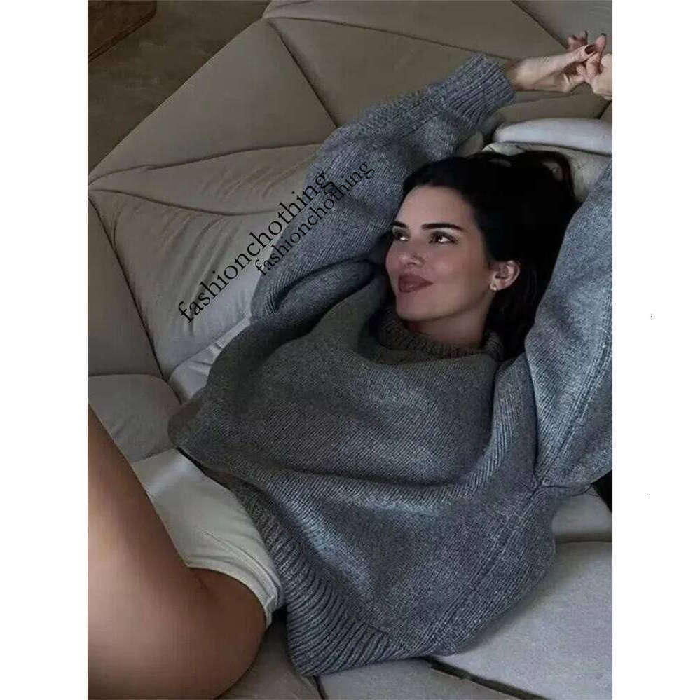 Zhehan Loose Large Size Cashmere Sweater Women Korean Mid Length 100% Pure Merino Wool Knitt French Pullover 2024 Autumn Winter Jumper