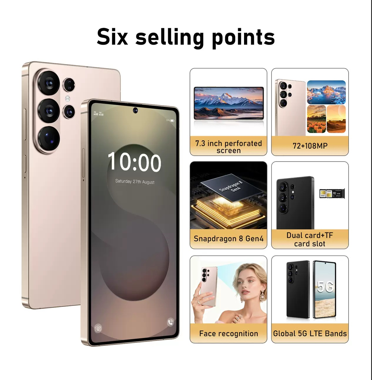 S26 Ultra 7.3Inch 5G 16GB+1TB 512GB Unlocked cell Phones Touch Screen Android Smartphone Camera s25ultra smart phones S26Ultra sealed box phone - view 8