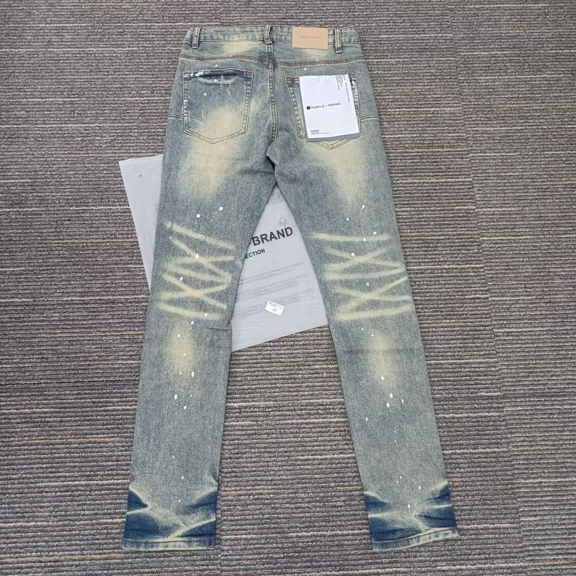 Luxury Brand Designer Clothes Hong Kong Style Trendy Men's Summer New 2025 Personalized Letter Jeans Hip Hop Trend High Street Fashion Cool Long  - view 5