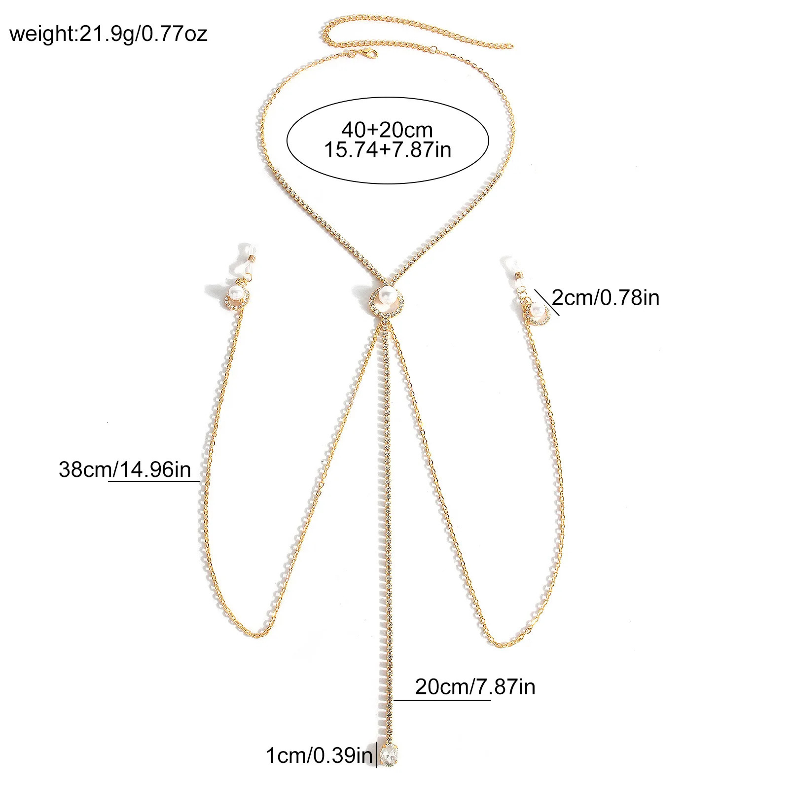 Fashion Bikini Christmas Rhinestone Pearl Nipple Chain Non Piercing Women Sexy Lingerie Bra Necklace Thin Chain Body Jewelry 260109