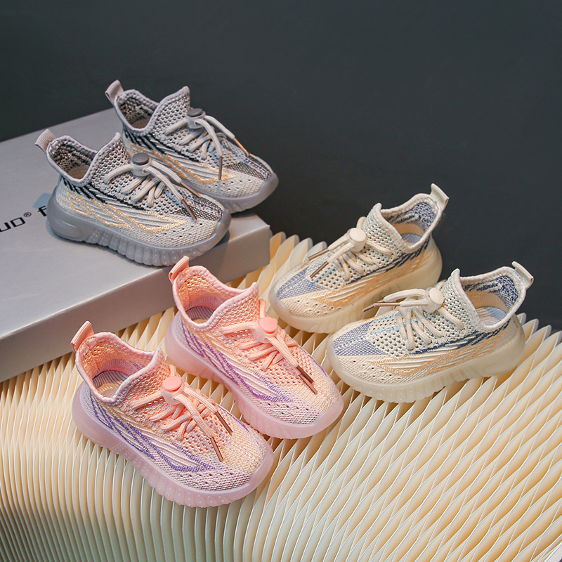 new softsoled childrens sports shoes for spring autumn and summer breathable net shoes for boys and girls casual shoes