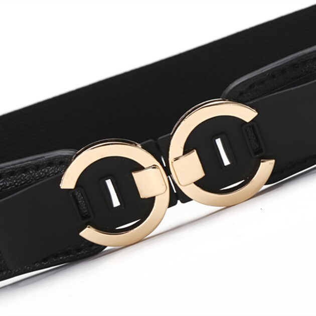 Luxury Brand Designer Belt Manufacturer Special Sale New Women's Elastic Waist Belt Versatile Korean Style Down Jacket Dress Waist Cincher Elastic Belt