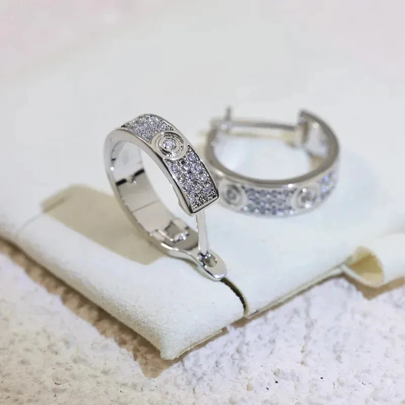 Earrings Designer luxury earring gold Small Circle for Women New Hot Selling High End Elegant Simple Hoop Earrings Clips Ear Jewelry