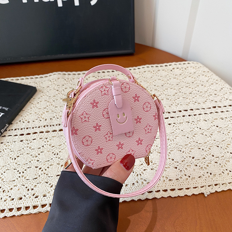 2026 New Collection Fashion Print Elegant Handbag Simple Commuting Stylish Circle Bag Light Luxury Versatile Coin Purse Available in Various Colors