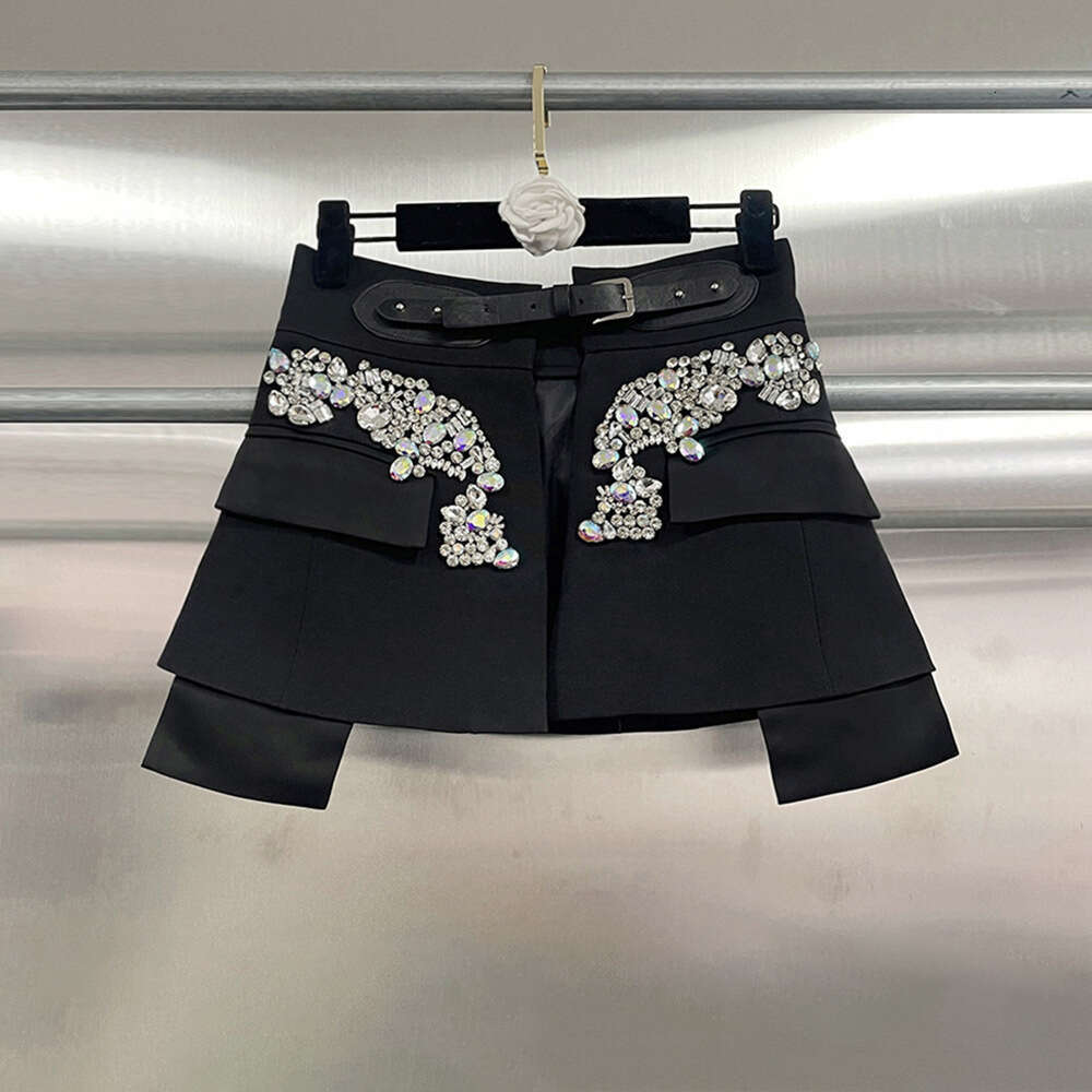 Cross-Border European and American Fashion Beaded Women's Clothing 2026 Spring Summer New Street Trend Personality Design Half Skirt for Women