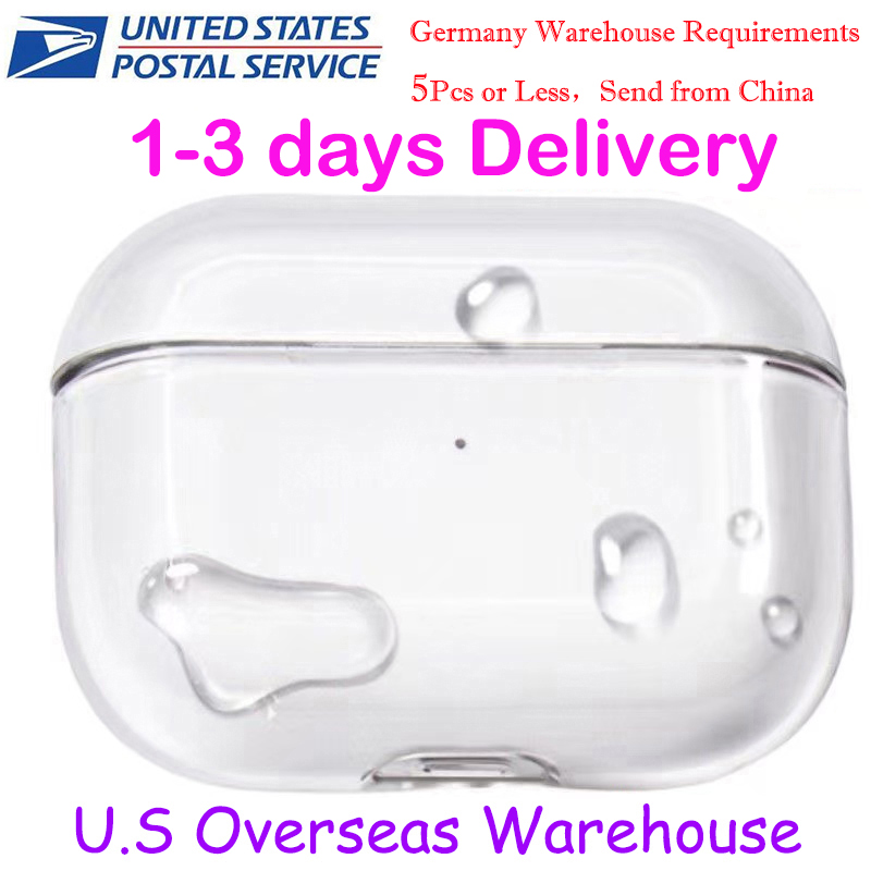 USA Stock For airpods pro2 3rd generation Air pods2 4 pros3 Bluetooth earphones ANC Wireless Headphones Earbuds Noise Canceling Accessories Solid Silicone case