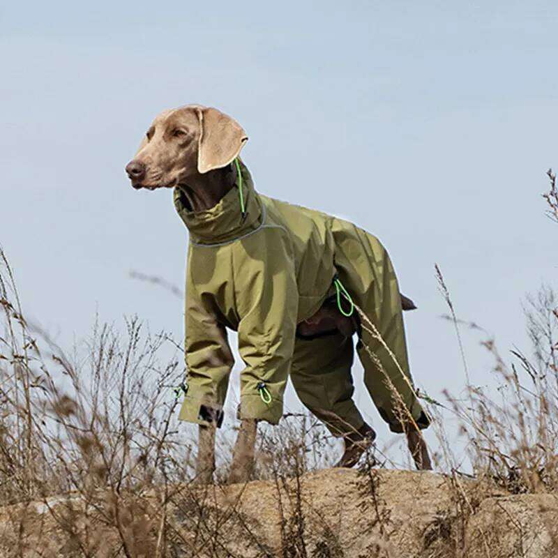 Famous brand Large Waterproof Winter Jumpsuit High Neck Full Coverage Outdoor Windproof Reflective Coat with Fleece Lining Dog Jacket pupakaIK