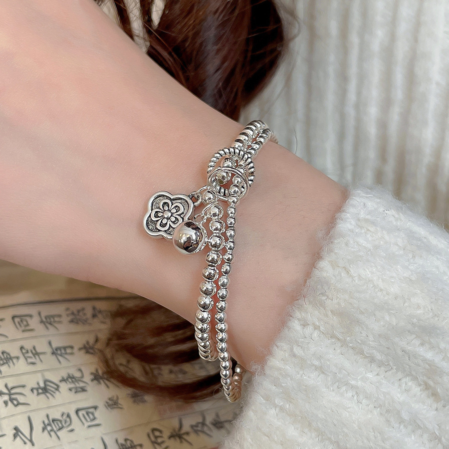 New Chinese Style Oil Drop Flower Unique Niche Design Bracelet Light Luxury High-end Sense Jewelry for Women - view 5