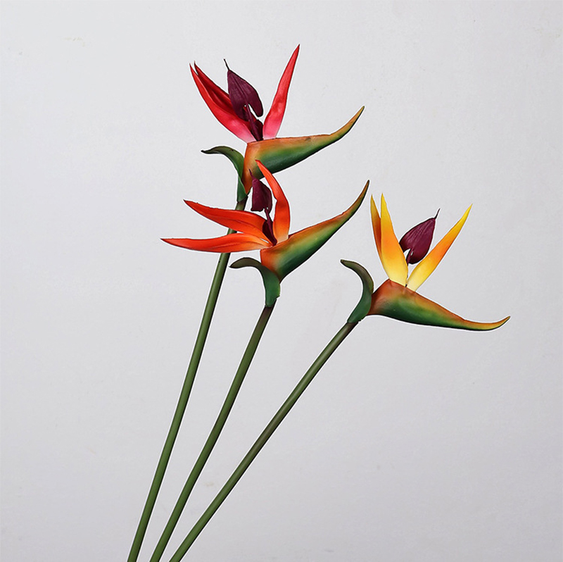 Artificial Bird of Paradise Faux Flowers for Home Easter Spring Party Decor Indoor Office Living Room Farmhouse Kitchen Office Desk Decorations Vase Filler