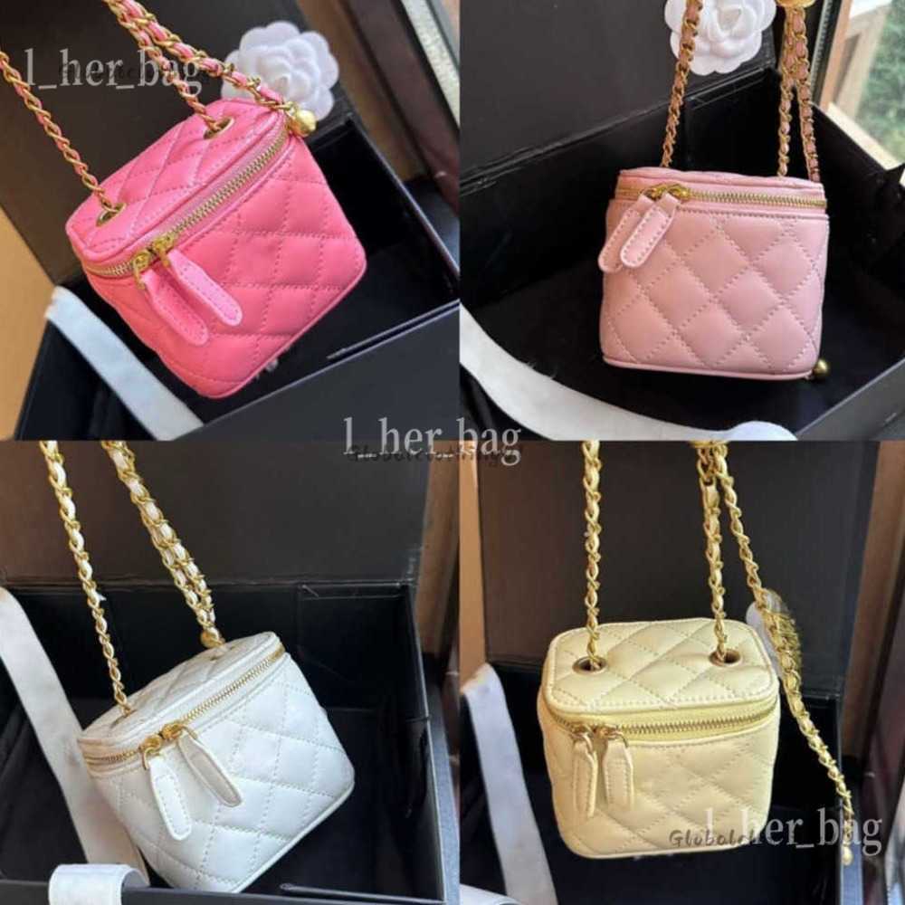 Cases Cases Makeup bag Designer Micro Vanity Bag Mini Cosmetic Bag Crossbody Shoulder Designer Tiny Cosmetic Nano Make Up Bags Coin Purse Wallet width 11 cm totes