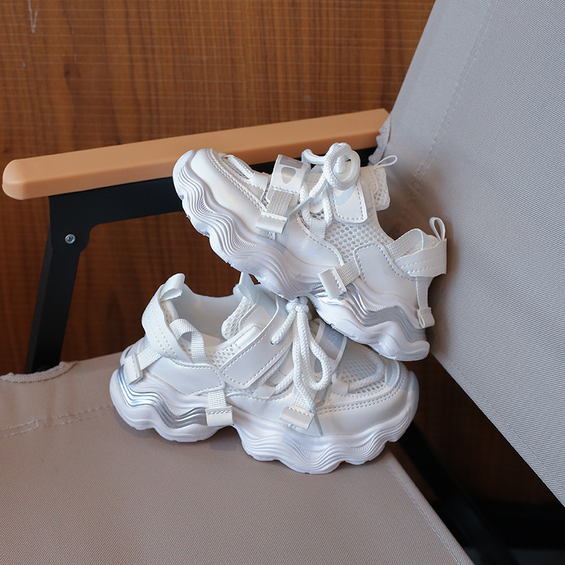 baby girl Spring and Autumn Children Sports Shoes Unisex Kids Sneakers Mesh Upper Breathable Basketball Shoes Tennis Casual Flats Footwear