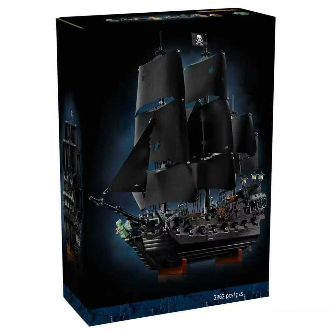 Caribbean Pirate Ship Jack Captain Black Pearl 10365 Building Blocks For Boys' Toys