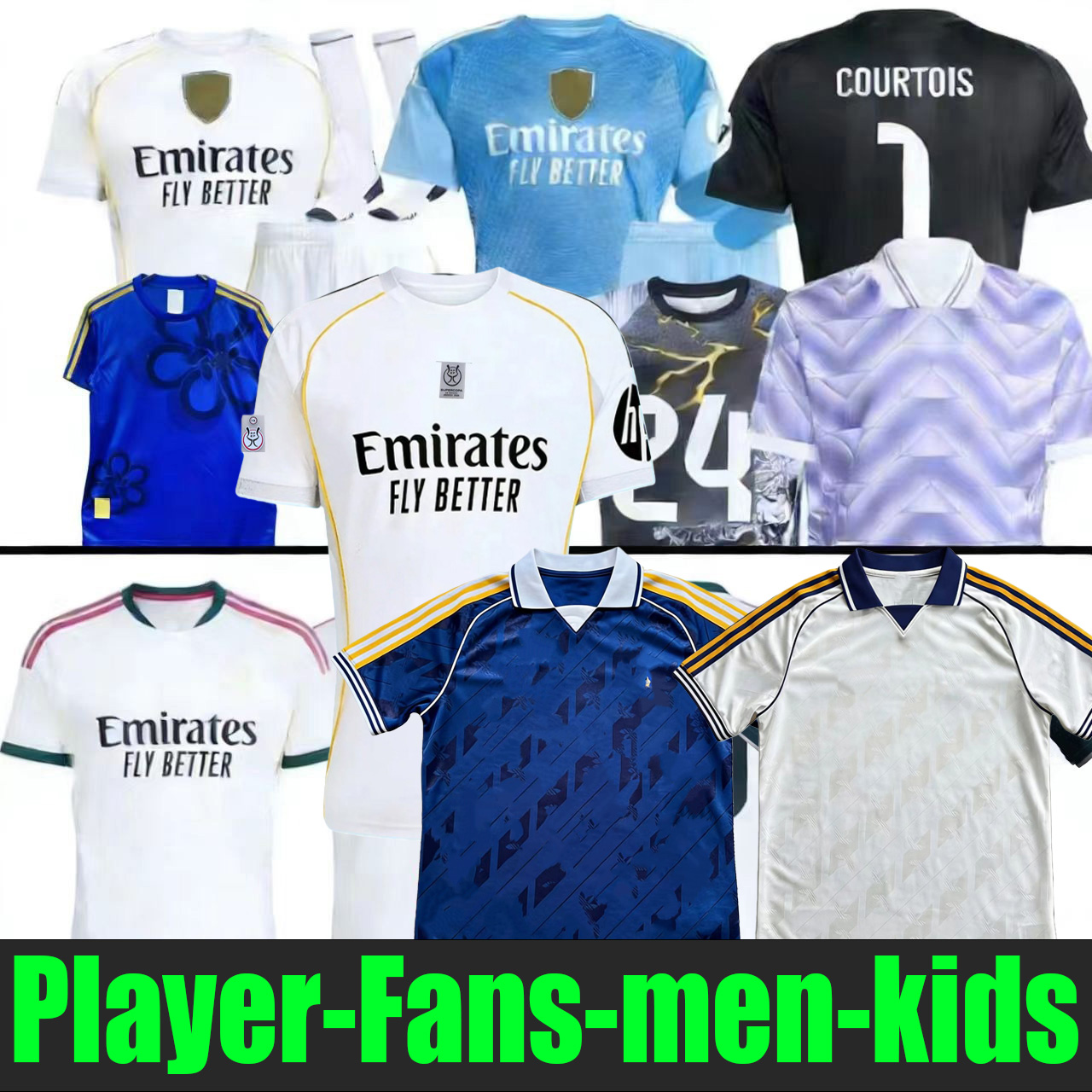 soccer jerseys 3xl 4xl 26 27 MBAPPE 10 BELLINGHAM VINI JR real valverde TRENT GONZALO 2025 2026 football shirt A.CARRERAS Camisetas MaDrIdS men kids ENDRICK HUIJSEN