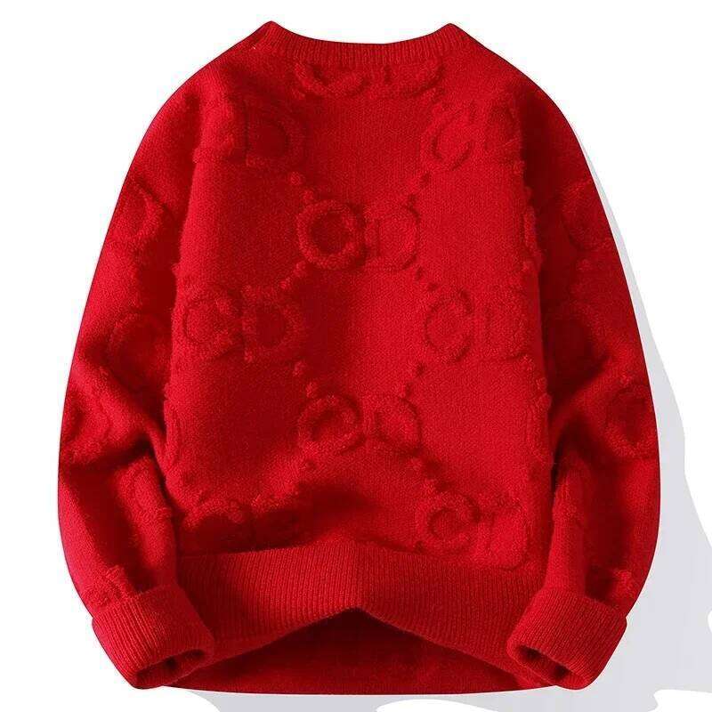 New Fall Winter Men Knitwear Top Quality Men's Soft Warm Wool Sweater Classic Fashion Handsome Sweaters Male MAKOUFEI
