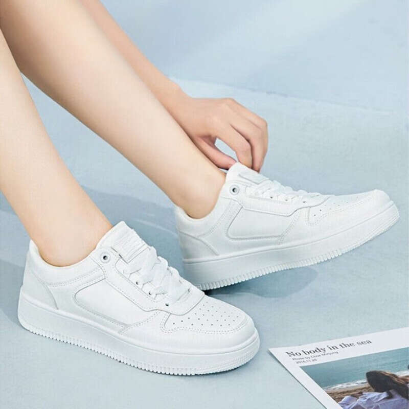 hot women sneakers designer shoes men's apring autumn new trendy versatile white shoes high-top casual shoes couple's Student sports casual 