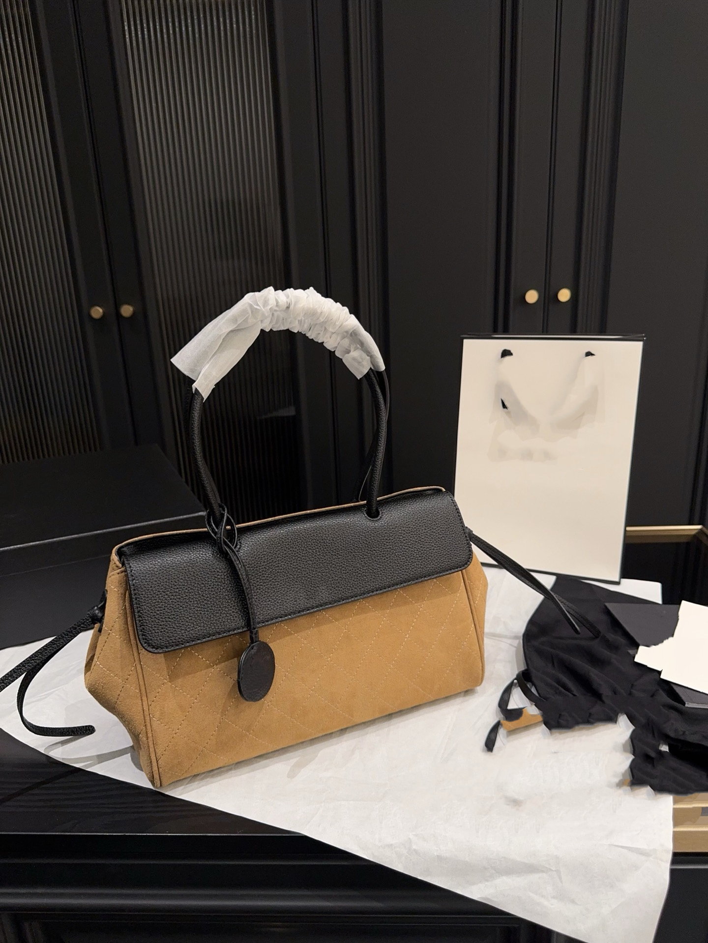 High quality shoulder bag designer suede tote bag for women's luxury handbag