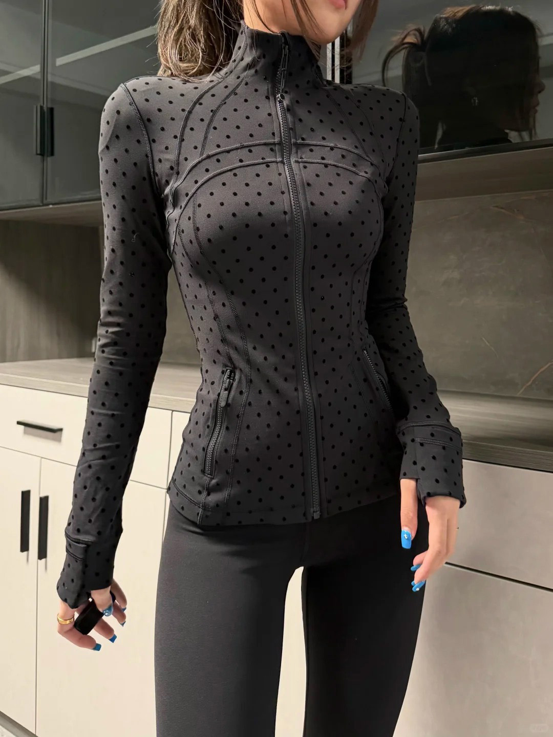 Define Polka Dot Luluity Lemonic Women Leggings Shorts Yoga Fitness Gym Luluity Lemonic Men Women Sets Jackets Hot Elastic Waist Breathable Workout Activewear