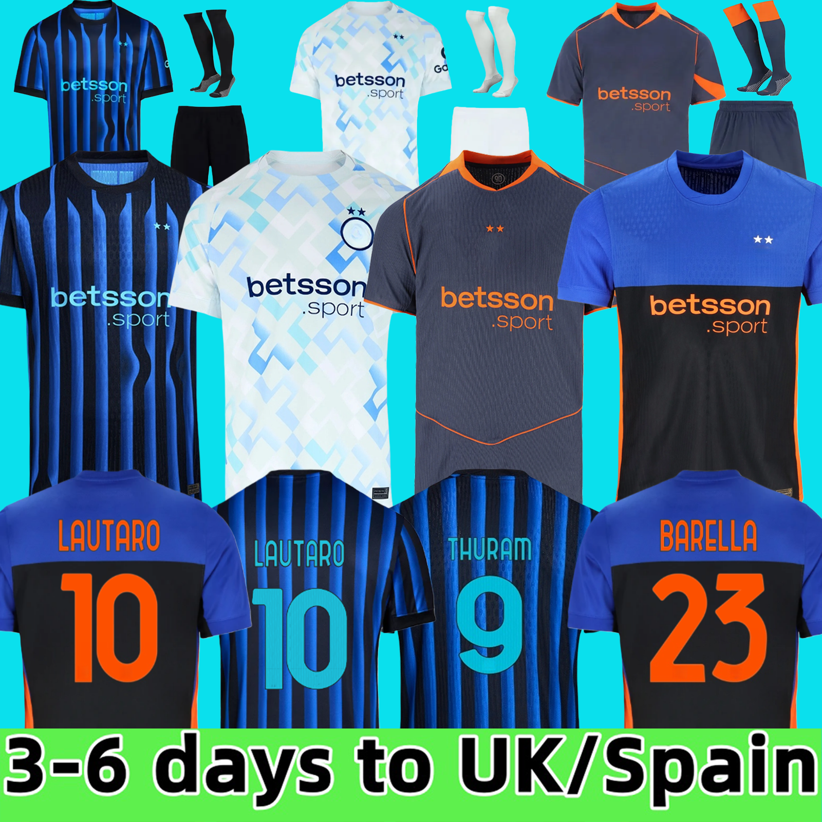 25 26 Maglia LAUTARO fianl Soccer Jerseys BARELLA LUIS Henrique FRATTESI INTERS THURAM Sucic CALHANOGLU Football Shirt 2025 2026 Rossi Special Men Kids kit