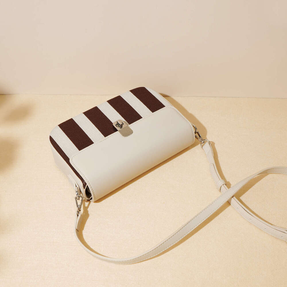 Luxury Shoulder Bags Totes Hobo Summer New Color Block Commuter Fashion Niche Crossbody Flyknit Fabric With Cowhide Underarm Bag SENYY