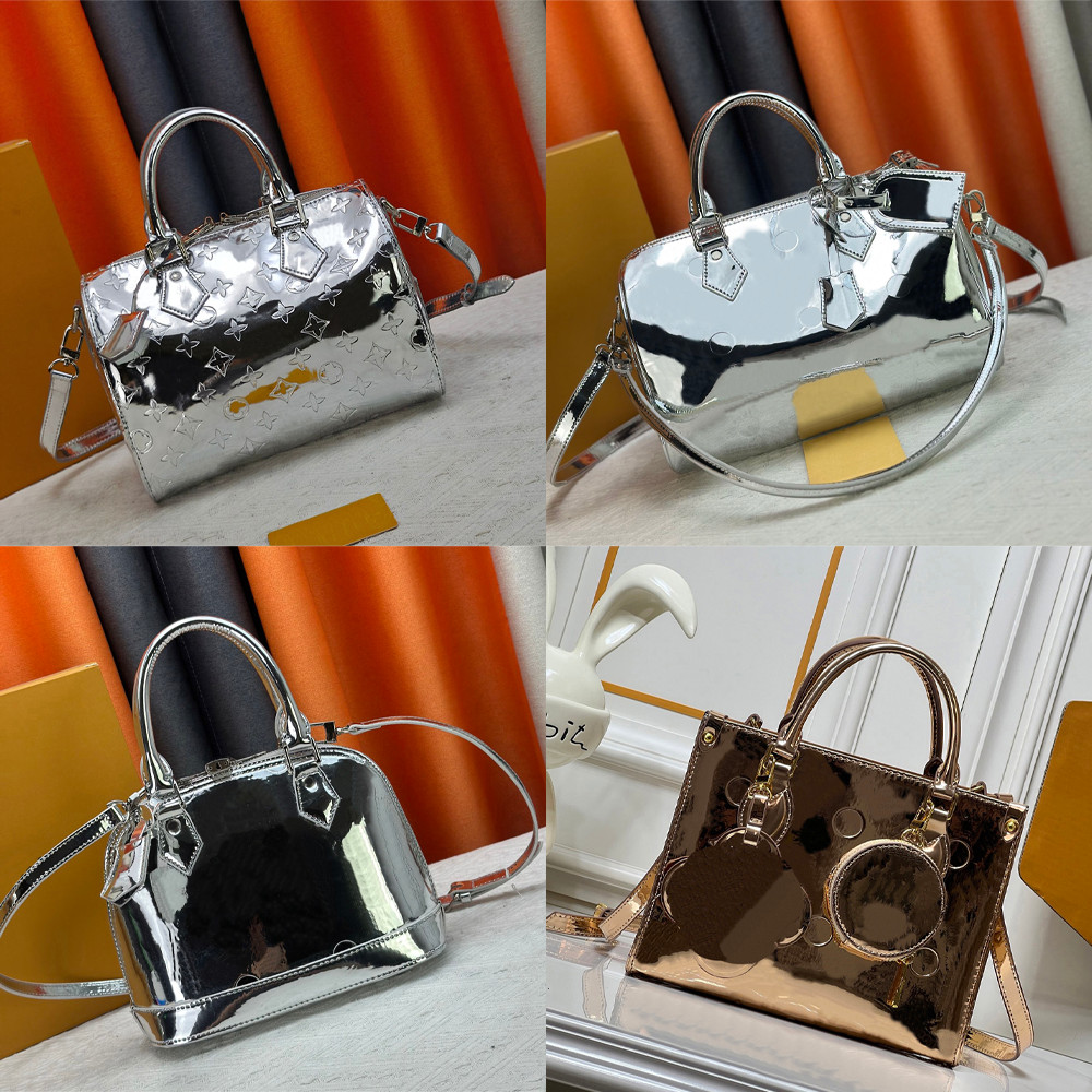 Shoulder Bags Miroir Leather nano bag Shoulder Bag for Women Handbag Fashion Crossbody Bags Vintage Underarm Bag Square Satchel tote Ladies Handbag