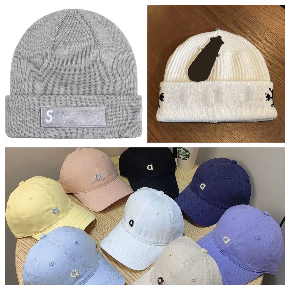 Designer Beanie Women Hat Bonnet Autumn Winter Warm Men Women Skull Knitted Wool Cap Smig Beanie Tide Street Hip-hop Hats Fashion Bonnet