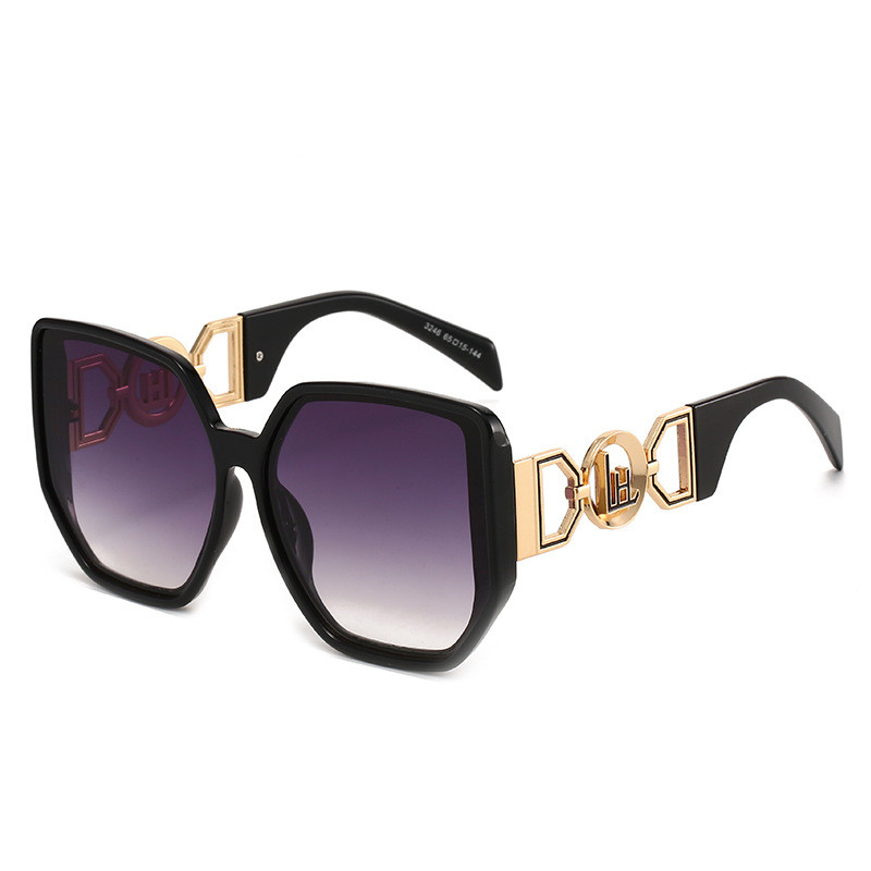 Designer Sunglasses Men Women Sunglasses Polarized UV400 Sunglasses Oversize Frame Luxury Goggle Pilot Alloy Frame Eyewear KK7190