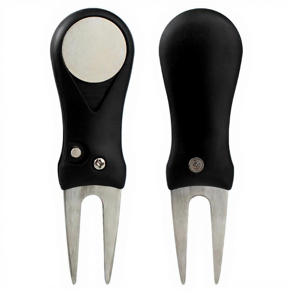 Golf Training Aids 1 Pcs Steel Divot Repair Tool Pitch Groove Cleaner Pitchfork Accessories Putting Green Fork Dropship7851846